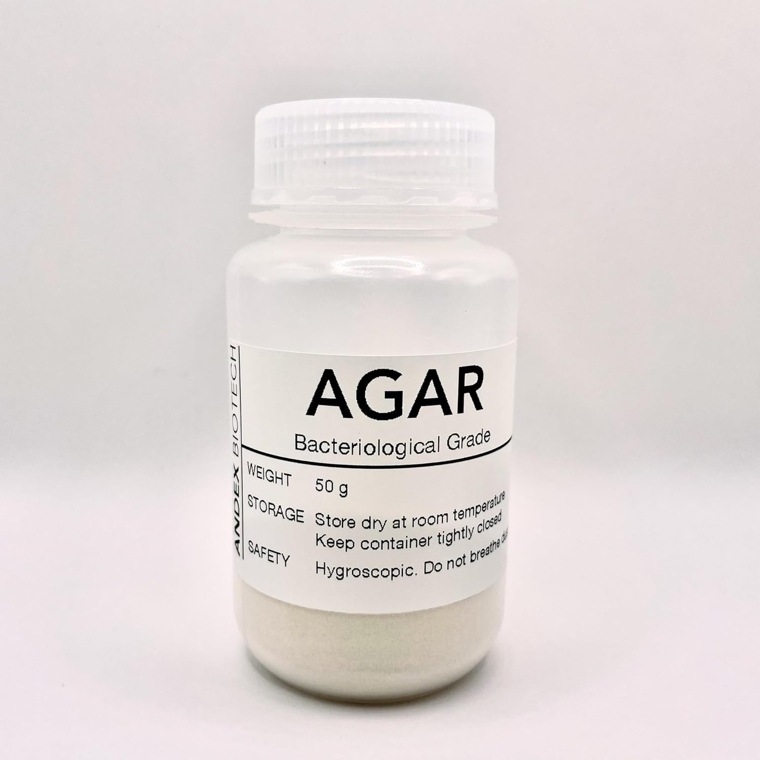 Agar, Bacteriological Grade, Fine Powder, 50 g